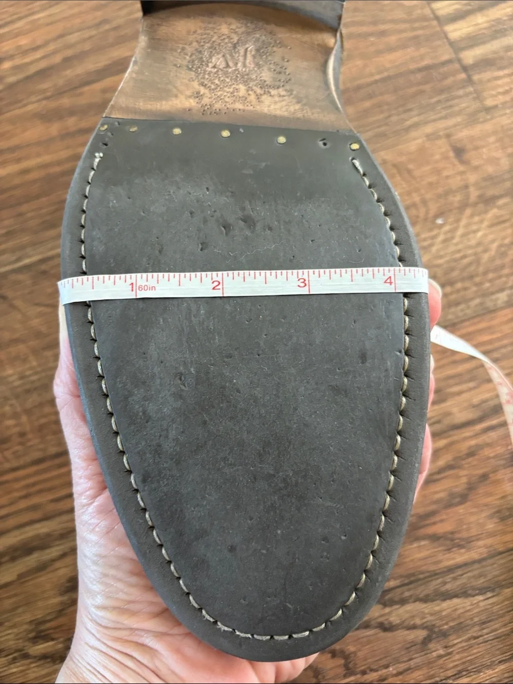 John Varvatos College Distressed Leather Wingtip Derby Oxfords 9.5